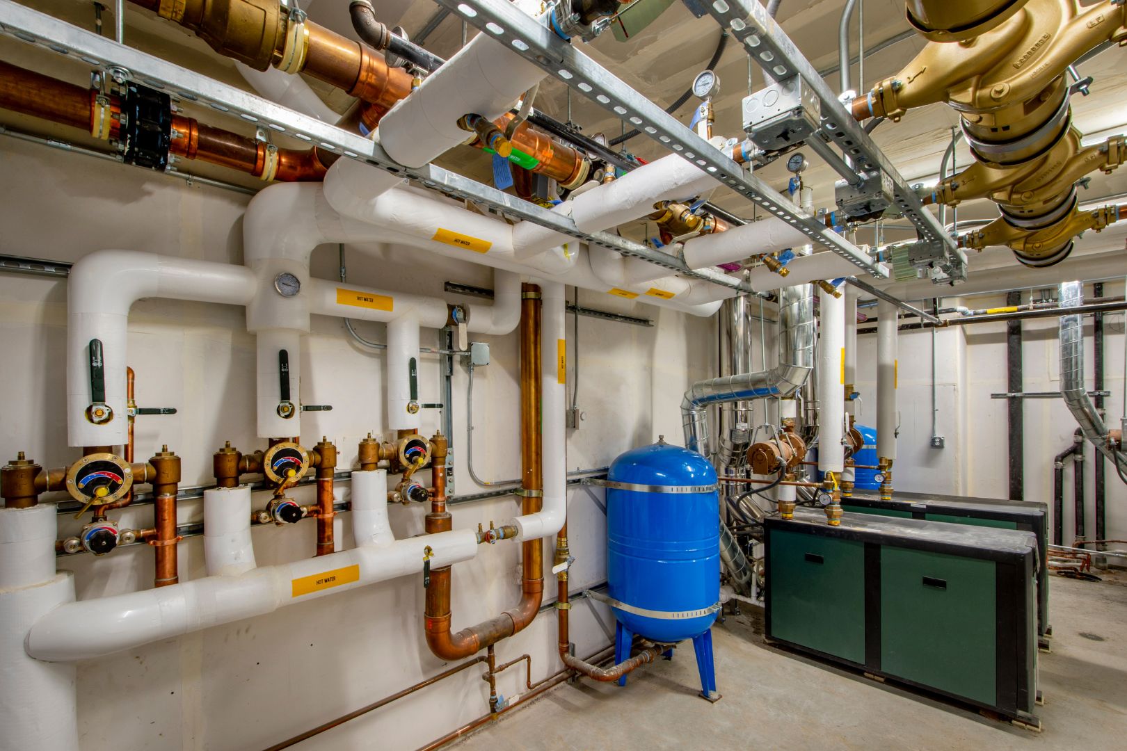 Boiler Plumbing for a Large Apartment Building